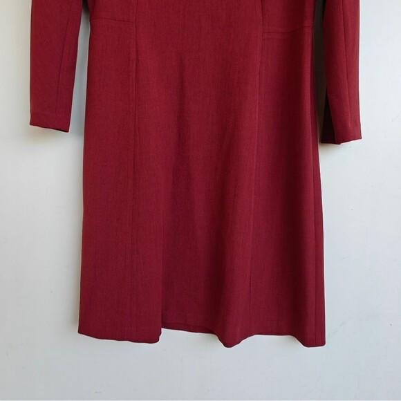 M.M. LaFleur Jeanette Dress Size 10 Brick Red - Picture 5 of 11